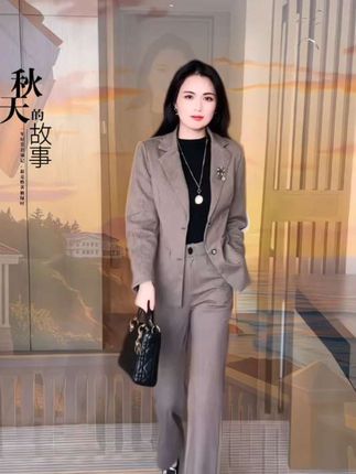 #秋季新款 #休闲时尚套装 #洋气减龄 #气质显瘦穿搭 #高级感穿搭
