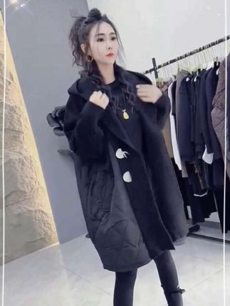 2025秋季新款时尚显瘦气质网红高档洋气女高级百搭宽松大码棉外套#宽松大码棉服外套#时尚洋气#高档显气质