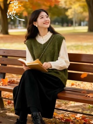 姐妹们,这件蕾丝打底衫真的太绝了,搭配针织毛衣、马甲半身裙也超好看!这套复古穿搭穿上身简直美炸了,蕾丝细节超精致,搭配针织毛衣背心马甲也超赞!大码百搭针织毛衣背心马甲设计感满满,小众又特别,喜欢这种风格的姐妹千万别错过#高级感气质穿搭 #变美变瘦变好看 #时尚感穿搭 #女装穿搭 #气质这一块拿捏死死的