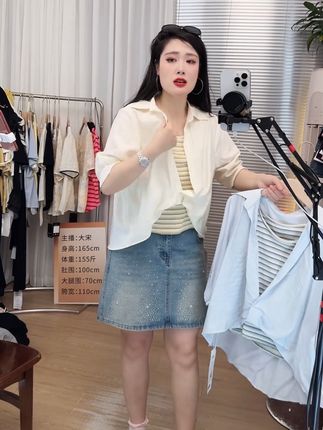 新款来啦#大码女装#半身裙#大码牛仔裙#夏季#大码穿搭