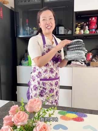 新升级#双面银丝棉纱洗碗巾8块8到手10条还包邮,速抢#超便宜超划算 #不沾油厨房抹布 #厨房好物