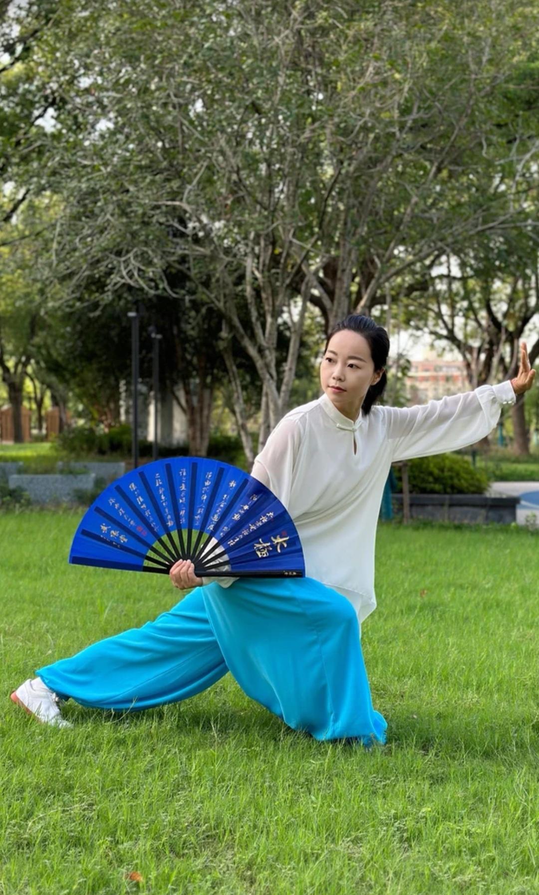 珍珠纱新款夏季女式双层纱休闲太极服晨练武术表演练功服飘逸垂顺#国风古韵 #太极养生 #好物推荐🔥 #好东西一起分享