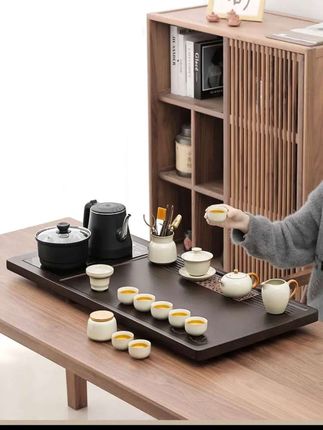 #茶台烧水壶 #全自动上水电热烧水壶 #茶盘套装全自动一体 #茶具套装 #汝窑茶具