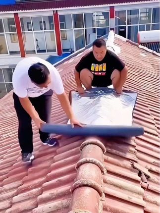 丁基防水胶带自粘卷材 钢瓦水泥地面堵漏 屋顶裂缝止漏贴#丁基胶带#防水补漏#裂缝漏水#实用好物