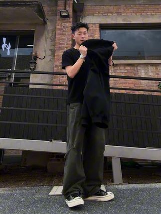 秋天裤子我就穿这一条#休闲裤 #男友穿搭#工装裤 #品质男装