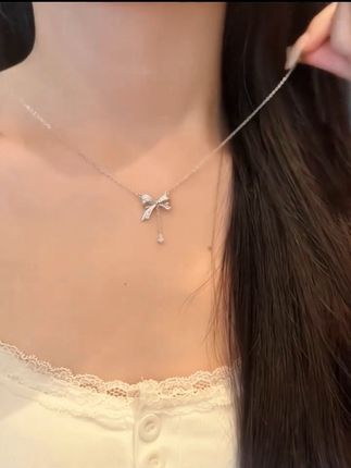 情人结项链 轻奢蝴蝶流苏精致送女友#项链#生日礼物推荐#项链推荐#时尚潮流#送女生礼物