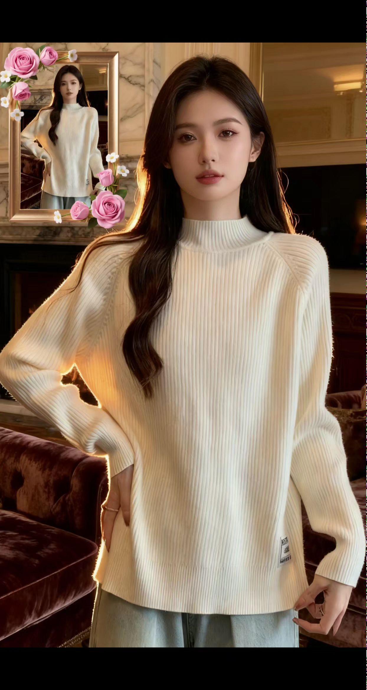 #高级感穿搭 #针织衫 #减龄气质 #保暖又好看#谁穿谁好看