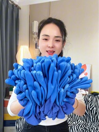 压纹劳保手套乳胶耐磨挂胶防滑浸胶防护建筑工地干活手套工厂批发#手套 #手套批发 #手套推荐 #劳保手套