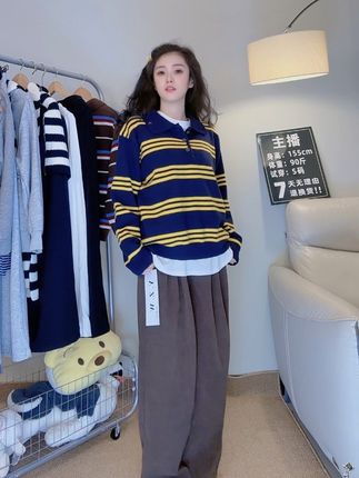 #今日穿搭 #简约穿搭 #慵懒风穿搭 #毛衣穿搭 #撞色搭配