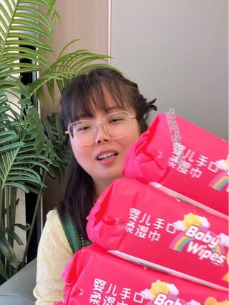 #手口湿巾80抽 #湿巾