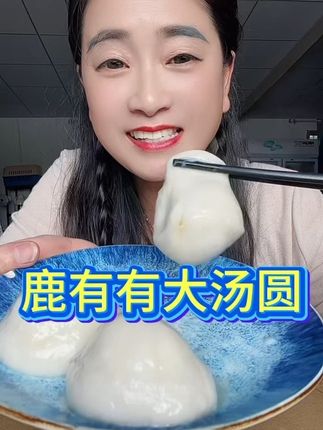 #好吃到停不下来#无限回购的宝藏单品 鹿有有大汤圆,多口味可选,配料干净,个大饱满#大人小孩都爱吃#汤圆