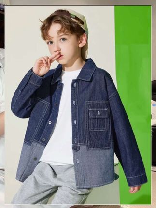 #ASK 牛仔外套反季破价啦!水洗软牛仔超舒服,特别挺括有型,一年可穿三个季节,单穿内搭都超洋气!#儿童外套 #反季特卖 #反季清仓