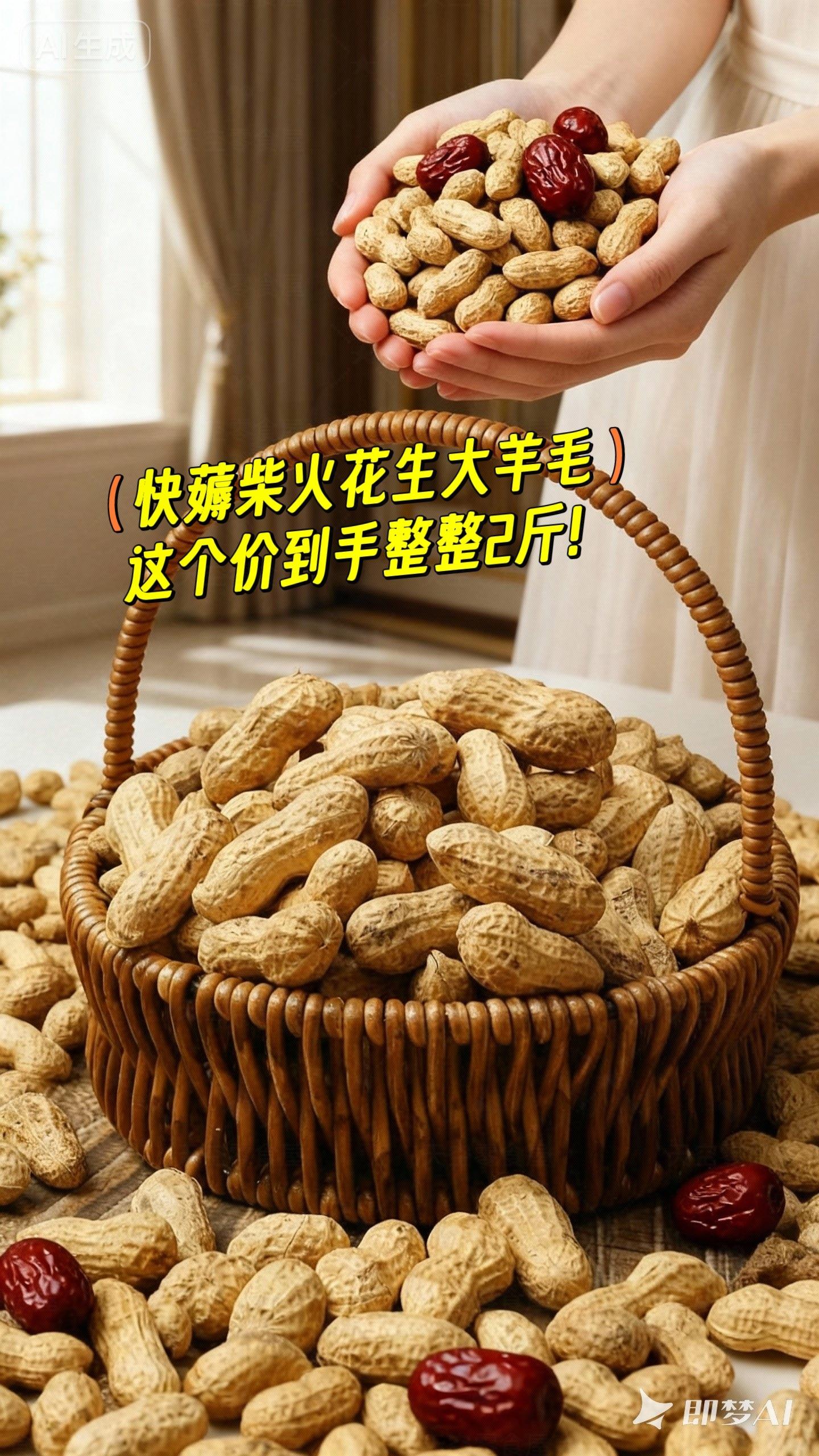 你们赶紧来抢这个柴火炒花生,一斤重啊啥价。购前认真阅读配料表。你们有多久没有吃过这种大铁锅炒出来的花生了?这个花生都是新鲜炒制的,而且是用传统的工艺去炒的,吃起来特别的香脆可口,越嚼越好吃,非常适合当做一个小零食来吃。平时咱们无论是追剧还是喝酒的时候,都可以吃上一点,喜欢的朋友赶紧点击下方链接购买吧!#花生 #花生米 #柴火花生 #超便宜超划算 #追剧小零食