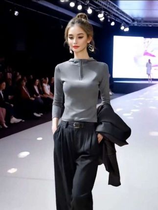 春秋气质打底衫#穿出自信穿出美丽 #这也太好看了 #通勤搭配 #时尚女装穿搭 #美不美你说了算