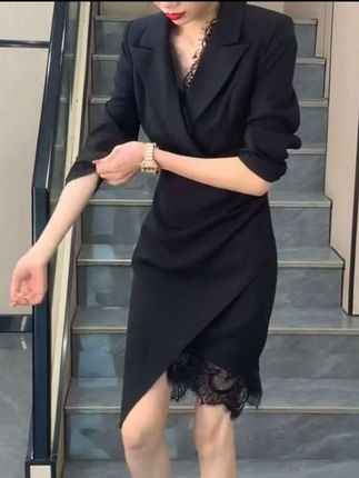 2025春夏新款时尚显瘦气质女士网红洋气连衣裙百搭款D7777#好物推荐🔥