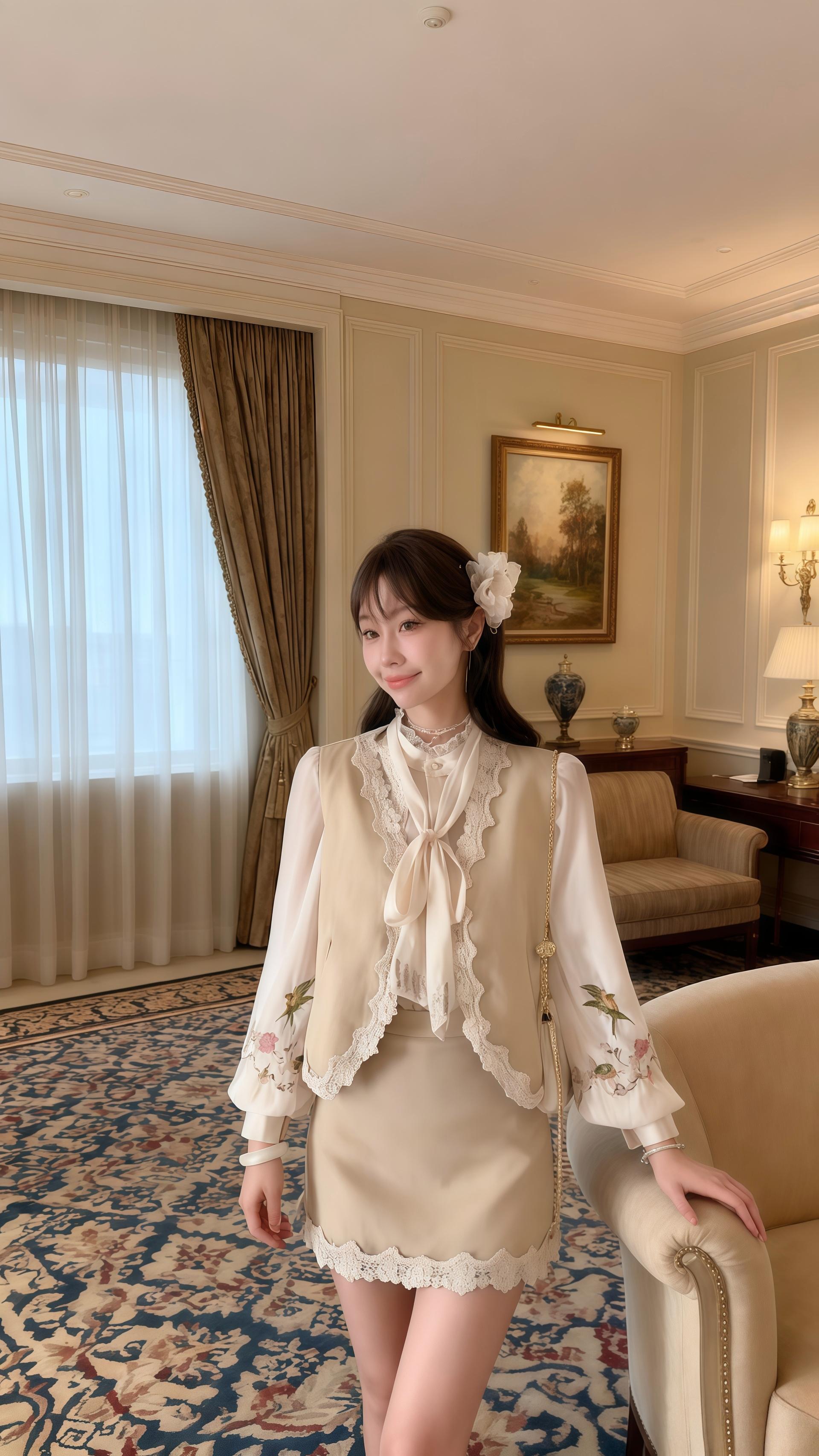 #甜美穿搭 #韩系穿搭 #早秋穿搭三分钟出门不是梦 #名媛穿搭 #纯欲穿搭
