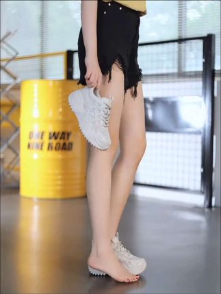 2025夏季新款厚底老爹鞋!显高显瘦显脚小~透气不闷脚,搭裙子裤子都绝了!百搭到想焊在脚上 #夏季运动鞋 #老爹鞋 #透气网鞋 #百搭鞋子 #显个高显腿长