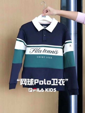网球新款Polo卫衣,上身百搭又亲肤,孩子秋季的必备单品#斐乐儿童 #斐乐儿童官方直播间 #新款上新 #秋季穿搭 #百搭