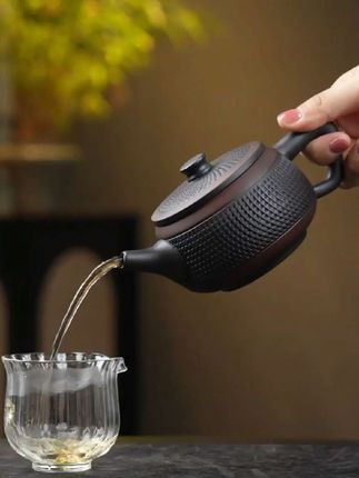 会唱歌的凤鸣紫陶壶 手工跳刀纹传统工艺#紫陶壶#泡茶壶#泡茶壶推荐 #紫陶壶手工#泡茶