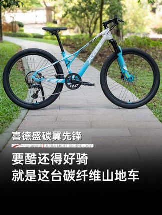 要酷还要好骑,快来看看这辆专为青少年打造的山地车吧#山地车 #骑行 #喜德盛碳翼先锋 #喜德盛骑遇中国 #青少年