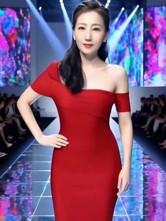 红色欧美外贸连衣裙跨境修身包臀裙女装夏季服装女设计感礼服#时尚穿搭 #洋气穿搭 #气质穿搭 #连衣裙#夏季穿搭