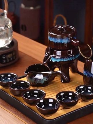 轻奢功夫茶壶套装新款懒人半自动泡茶神器#好物推荐🔥 #茶生活 #茶具好物推荐 #高端茶器 #茶具