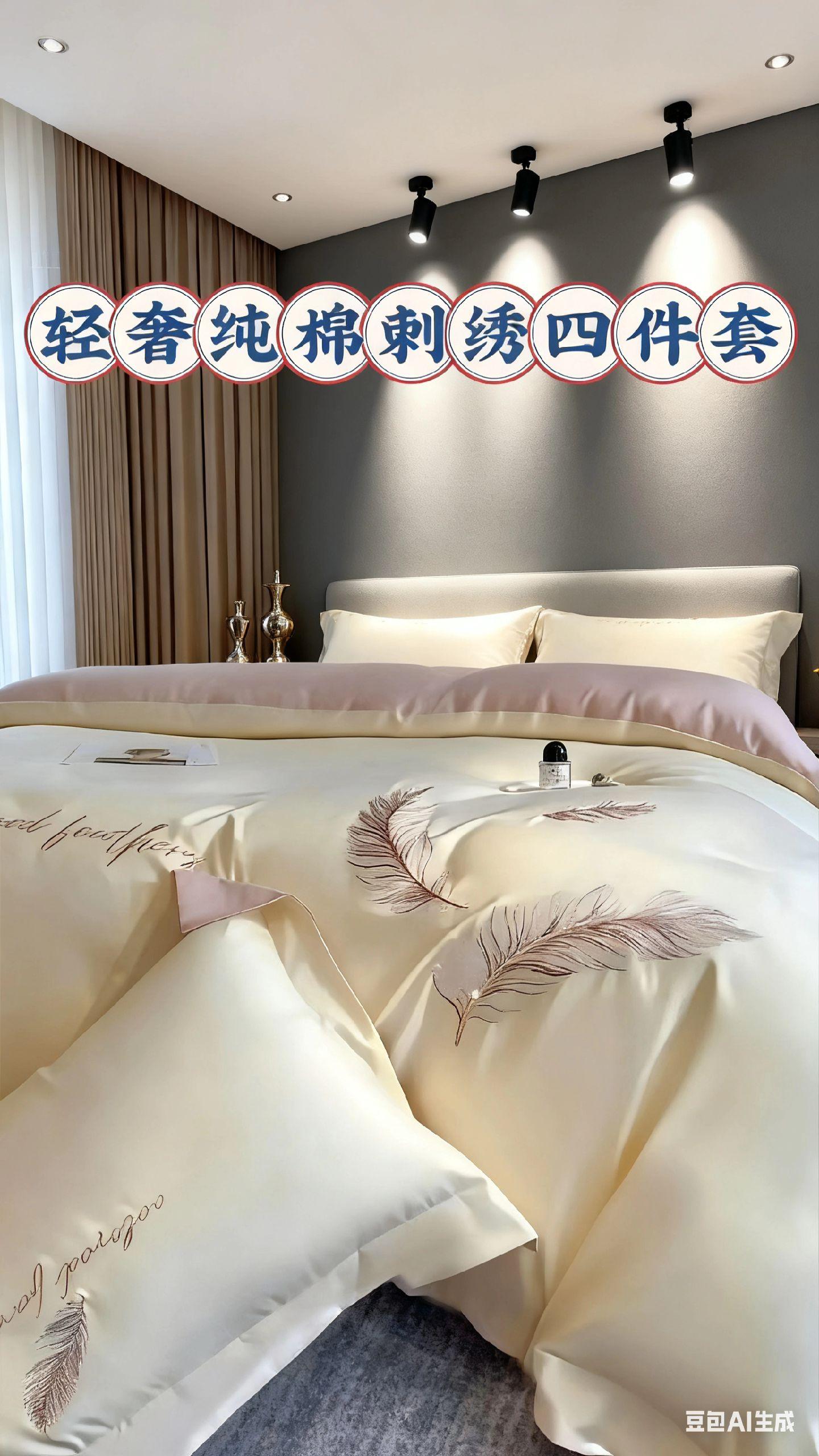 #床上用品 #纯棉四件套 #纯棉四件套床上用品 #床上四件套
