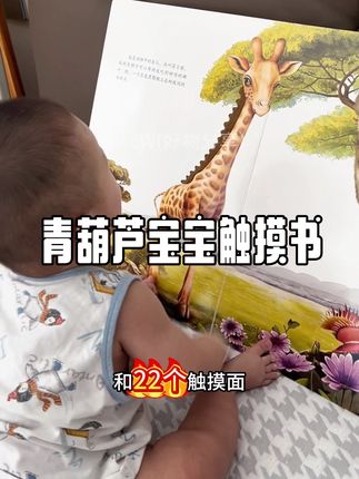 触觉发育好的孩子,往往情绪会更稳定,让宝宝多玩触摸书,锻炼宝宝的触觉发育#儿童绘本 #青葫芦触摸书 #宝宝第一本触摸书 #专注力培养