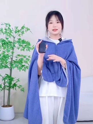 Philips/飞利浦电热盖毯保暖暖身毯盖腿发热斗篷可水洗-SW#电热毯 #保暖 #保暖又好看 #保暖不臃肿 #保暖又时尚