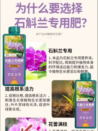 #为什么要选择石斛兰专用营养液?#石斛兰专用营养液#农资肥料