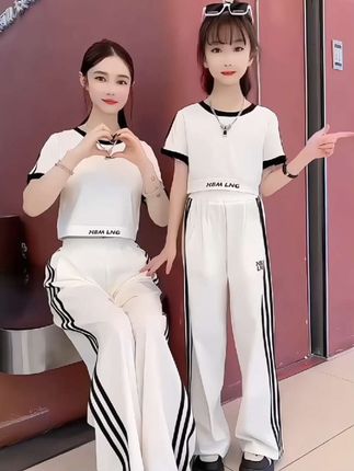 #我要上热门🔥 女童运动套装夏季2025新款大童女孩洋气夏装儿童夏款童装潮酷穿搭#夏季穿搭 #潮酷穿搭 #生女儿就是用来打扮的 #爆款热卖中