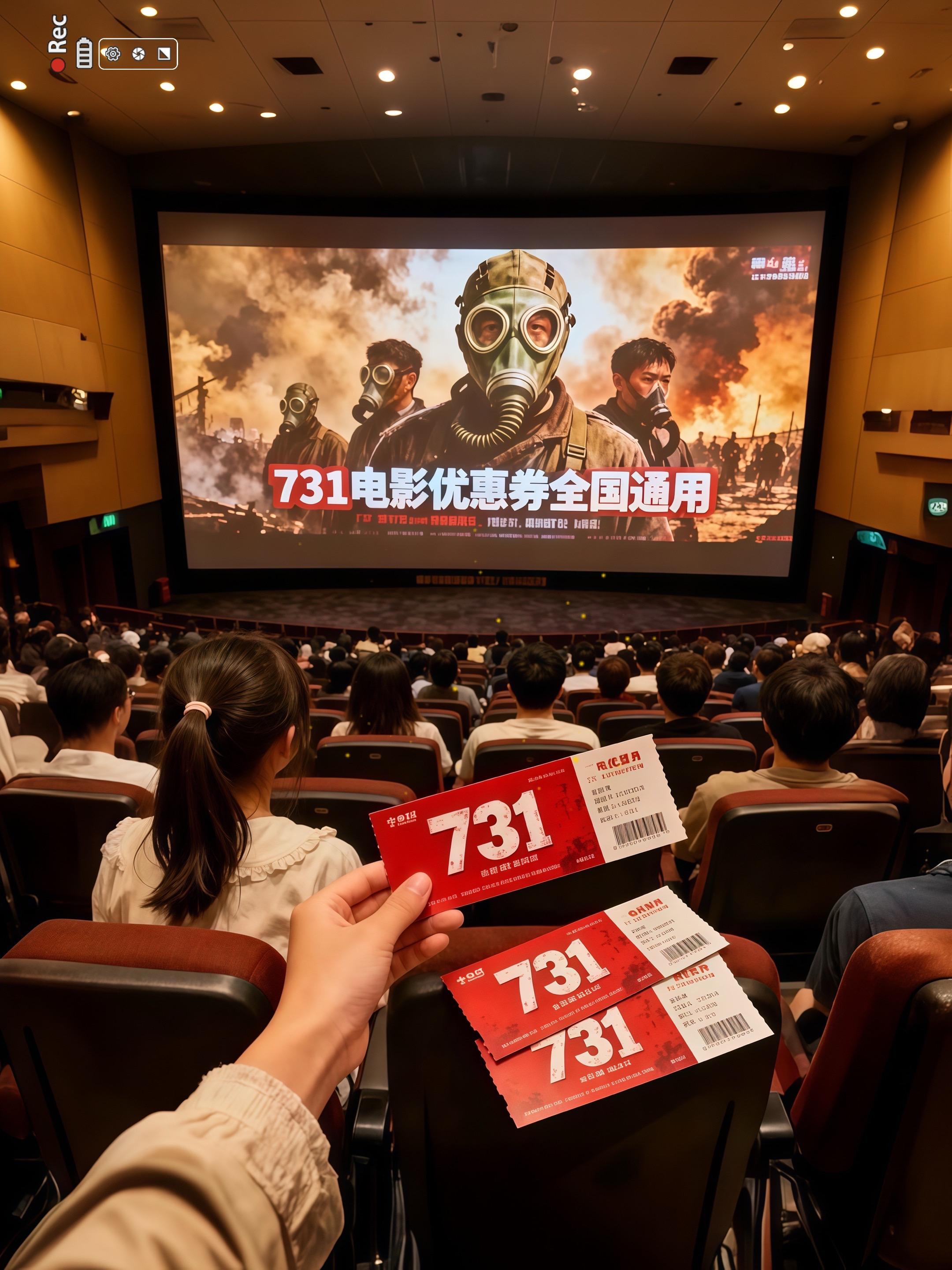 看《731》!15元双人票太值了,抖音团购15元抢双人票,全国影院通用,超额补差价超方便。带着孩子去看,铭记历史吾辈自强#世界和平 #好电影#电影#强烈推荐