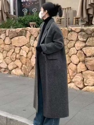 #时尚气质穿搭 #冬季宽松显瘦穿搭#苐一次穿毛呢外套感觉#舒适柔软又保暖的感觉#真的暖到家了