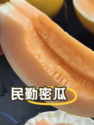 #金瓜银瓜不如一口蜜瓜 #民勤蜜瓜 #星乡村星农人 这一年一季的民蜜瓜真的甜到我心坎上了,口感鲜甜皮薄肉厚,爱吃瓜的朋友们快尝尝