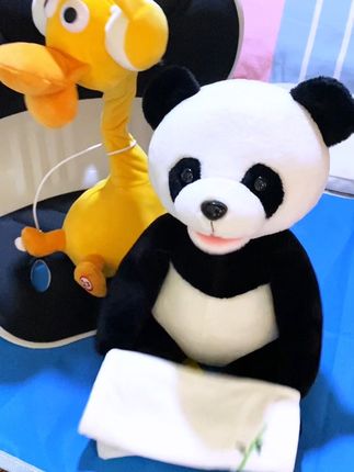 婴幼儿躲猫猫遥控小熊猫 益智早教玩具 #学说话玩具 #启蒙早教 #婴儿玩具