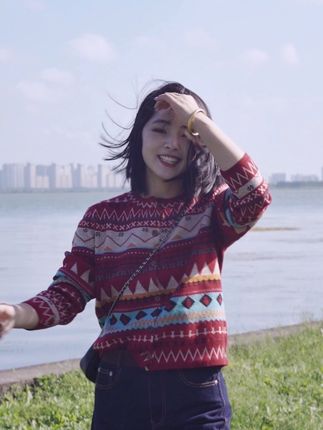 #毛衣搭配 #复古穿搭 #针织衫