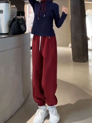 #简约穿搭 #休闲百搭 #休闲裤#加绒卫裤#休闲卫裤