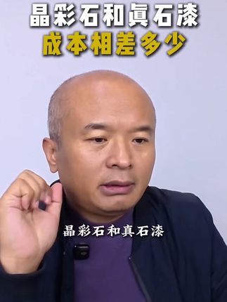 晶彩石和真石漆成本相差多少@黑哥精建#11.13新东升研学 #开发商 #工程人 #地产人
