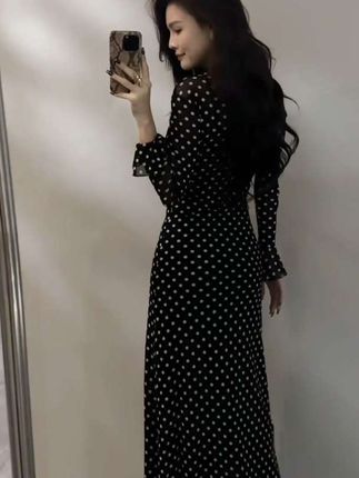 #新款女装 #时尚洋气波点裙 #穿出高级感 #女人味穿搭 #气质范