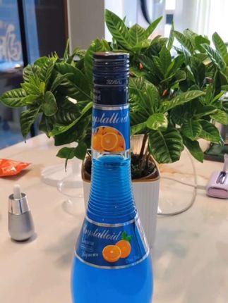 蓝橙力娇酒微醺利口酒橙味鸡尾酒调酒基酒700ml#蓝橙力娇酒#利口酒#鸡尾酒#调酒#基酒