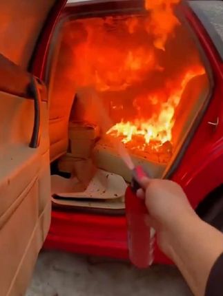 灭火器 #灭火器 #车居两用