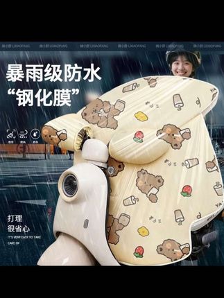 哎哟喂,这种挡风被还真没见过 #福利价 #电动车挡风被 #俩小胖挡风被 #反季特卖 #性价比