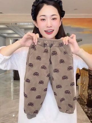 加绒加厚的小裤子,快快安排呀!#强烈推荐 #童装 #穿搭