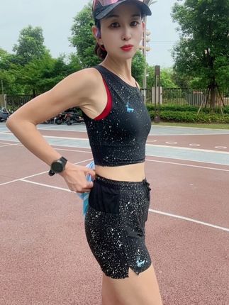 优级速干短裤 男女同款 轻薄透气,三个口袋储物,#跑步#优极#跑步装备#运动穿搭