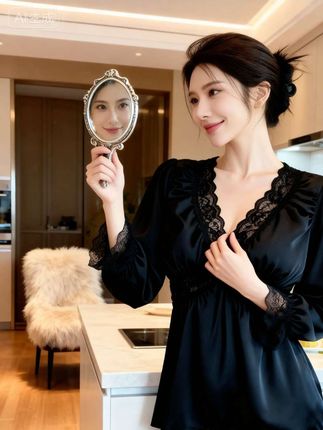 #冰丝家居服 #纯欲风穿搭 #好物分享 #女生必看 #提升幸福感