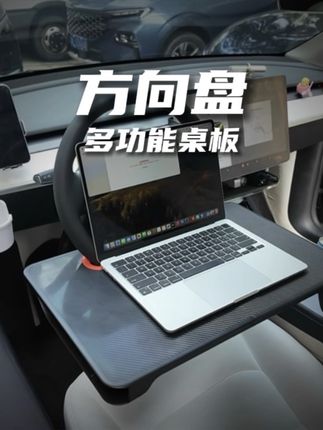 组合起来就是方向盘桌板 拆下又是两侧座椅储物盒,一物多用!#汽车好物 #方向盘桌板 #车载桌板 #汽车用品 #特斯拉