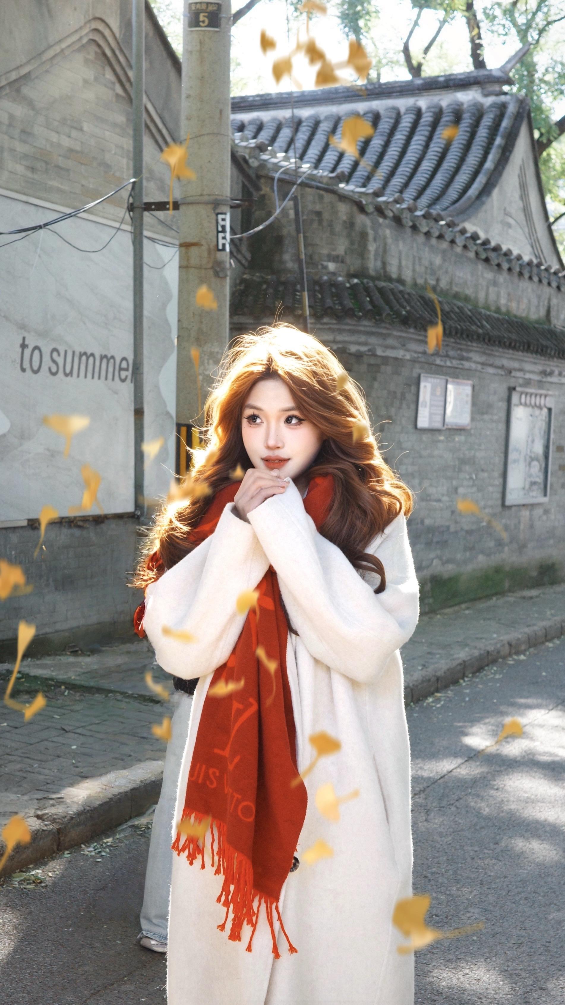 等到秋天你可以陪我去北京的胡同转一转吗#北京#北京的秋天 #南锣鼓巷 #理光 #秋冬穿搭