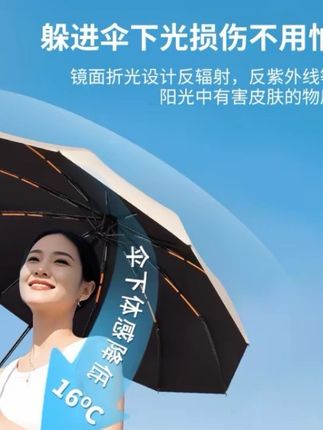 新品升级反向环扣全自动加大环扣雨伞便携抗风女晴雨两用双人防晒#质量杠杠滴 #实用好物 #雨伞推荐 #好物推荐🔥 #好物分享🔥