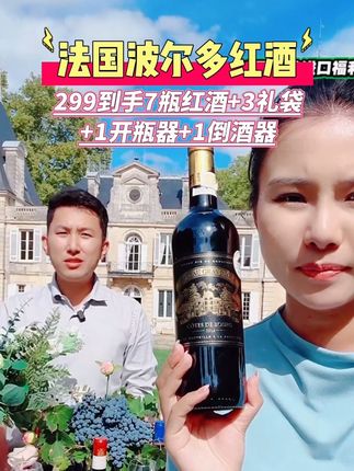 哒哒推荐法国波尔多原装进口红酒!非常非常好喝!#哒哒看世界 #法国红酒 #波尔多红酒 #宣传中国文化