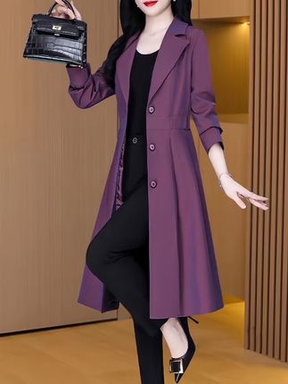 #dou上热门 #风衣 #中长款风衣外套 #气质穿搭 #秋季穿搭